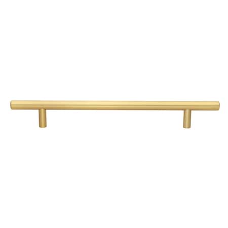 Gliderite Hardware 7 in. Center to Center Satin Gold Solid Steel Bar Pull - 5004-178-SG 5004-178-SG-1